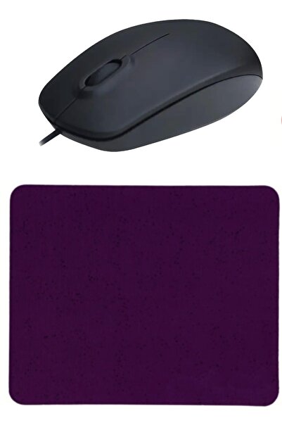 usin Mor Mouse Pad Kablolu Mouse Bilgisayar Faresi Notebook Pc Windows Xp 7 10 11 Mac Uyumlu