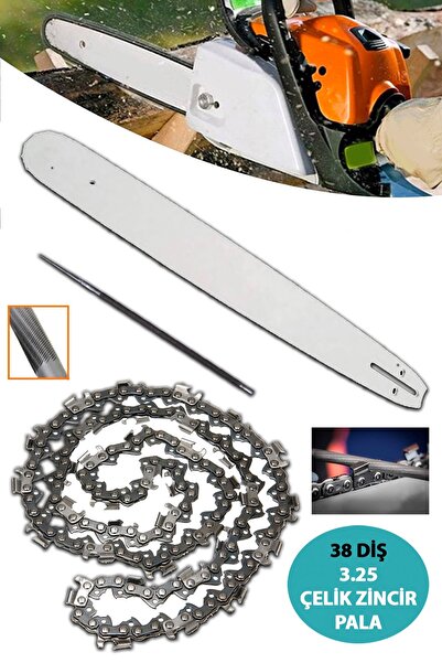 Germany Style 38 DİŞ 3,25 Benzinli Testere Zinciri ve 50 Pala Bıçkı Zinciri M...