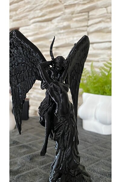 BCOVERART Angel And Devil Siyah Kitap Tutucu-Mimari Kitap Tutucu Büyük Boy-An...