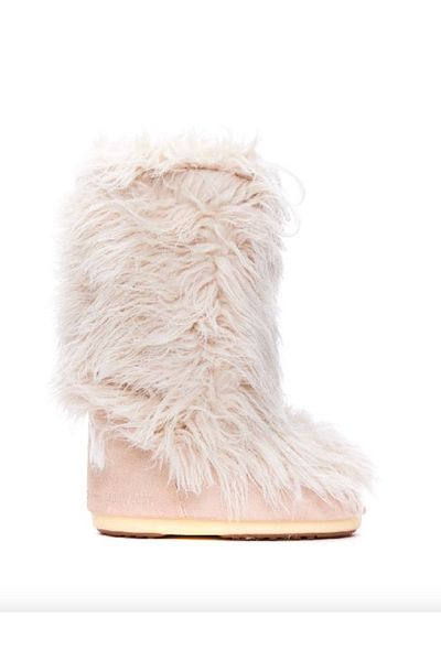 MOON BOOT ICON YETI CREAM (CREAM) WOMEN'S SNOW BOOTS