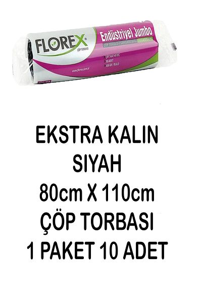 Florex 80x110 Thick Jumbo Garbage Bag That Must Have in Every Home
