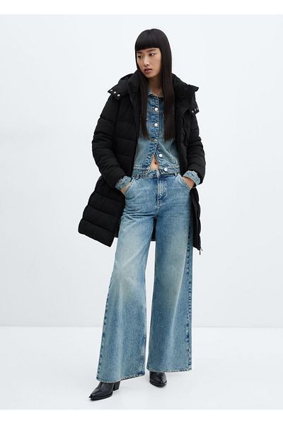 MANGO Woman Slim Fit Semi-Anorak
