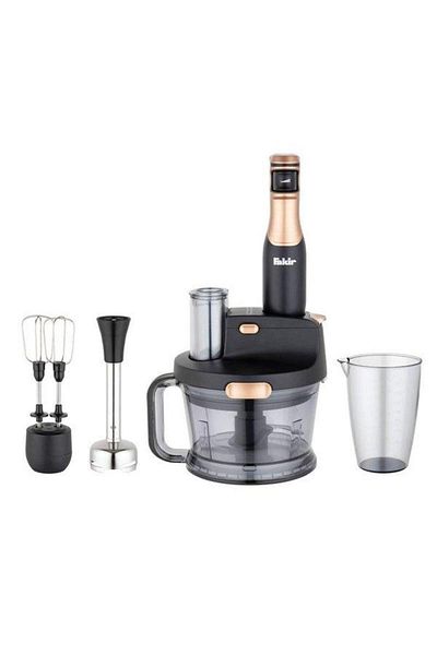 Fakir Speed Quadro Copper 1000 W Black Blender Set