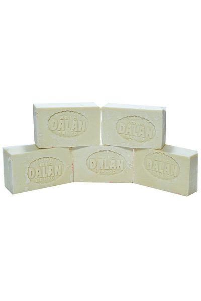 LokmanAVM Dalan Olive Oil Soap 180 Gr x 5 Pieces - White