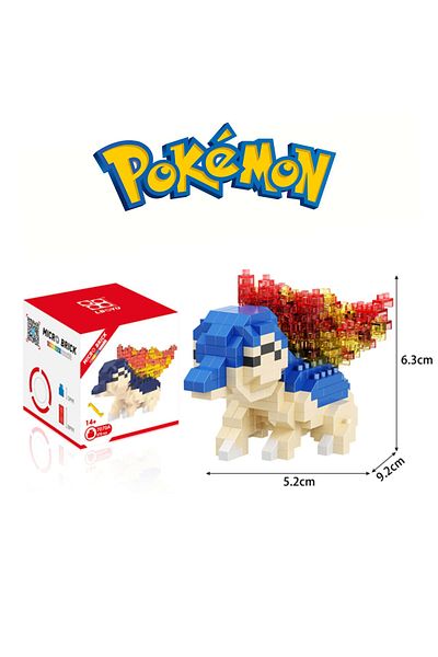 ThreeMB Toys بوكيمون 2لغز كتلة الجزء Cyndaquil