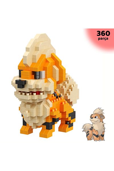 ThreeMB Toys بوكيمون 2جزء كتلة اللغز Growlithe