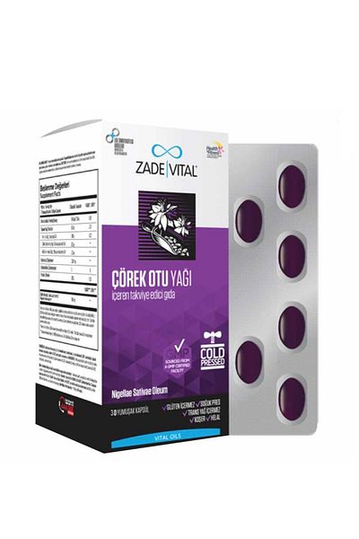 Zade Vital Soft Capsule - Black Cumin Oil 30