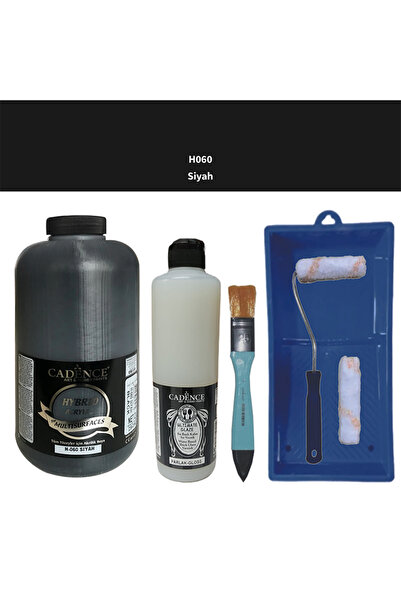 Cadence Boya Mobilya Boyası-Cadence Multisurface H-060 Siyah 2Lt Ultimate Par...