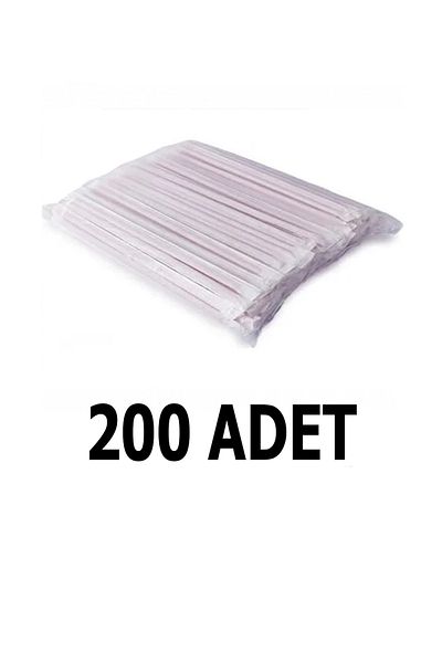 Banadaşifa Single Single Wrap Hygienic Straw 1 Pack 200 Pieces