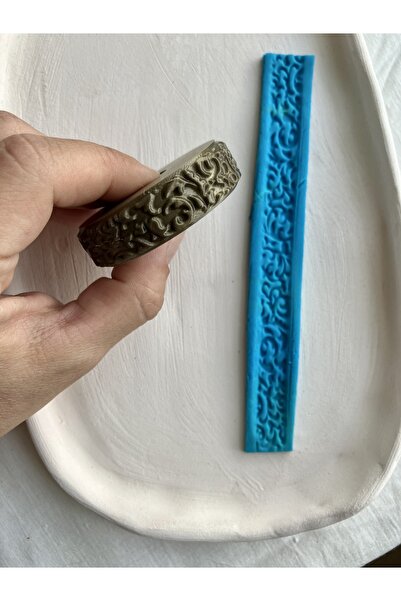 Volala لفة نسيج طين البوليمر منقوشة على الطراز الباروكي / لفة نمط الطين السيراميكي