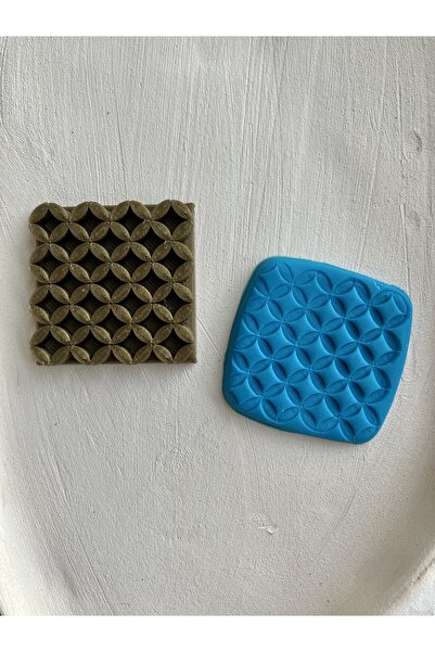 Volala طين بوليمر بنمط هندسي / سيراميك / ختم كوكي