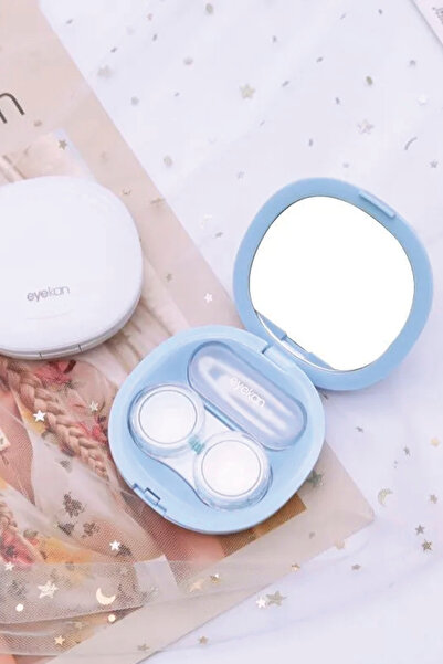 Nera Classy Eyekan Aynalı Kontakt Lens Kutusu Mavi
