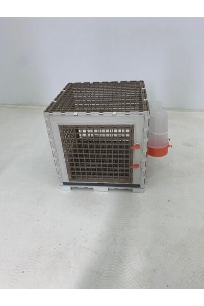 Leganest 42cmX42cmX42cm Kuş kafesi-Civciv-Yarka-Tavuk-Kafesi AHŞAP PLASTİKTİR YP40EKOA