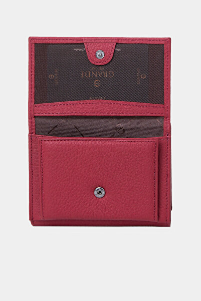 Grande L2632 Genuine Real Leather Small Size Women's Wallet Portfolio