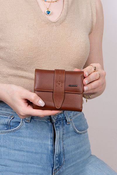 Grande L2633 Genuine Real Leather Small Size Women's Wallet Portfolio