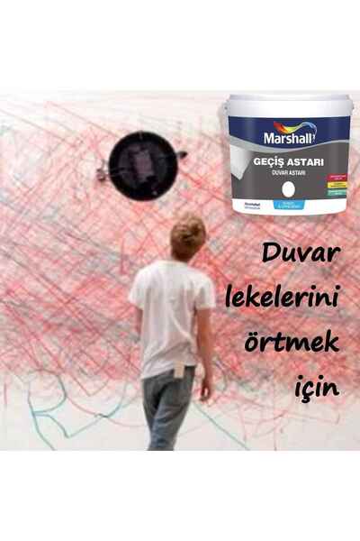 Marshall Geçiş Astarı 15lt-yağlı Boyadan Su Bazlı Boyaya Geçiş Sağlar-çıkmayan Lekeleri Kapatır