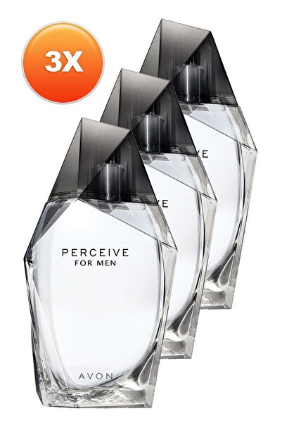 AVON Perceive Erkek Parfüm Edt 100 Ml. Üçlü Set