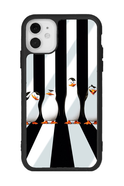 Spoyi iPhone 11 Penguin Design Glossy Phone Case with Mirror