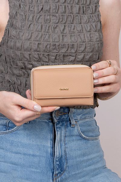 Grande L2754 Genuine Real Leather Small Size Women's Portfolio Wallet