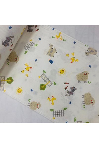 başcılar 240 Cm Cotton Flannel Fabric with Width - 1,50 Meters