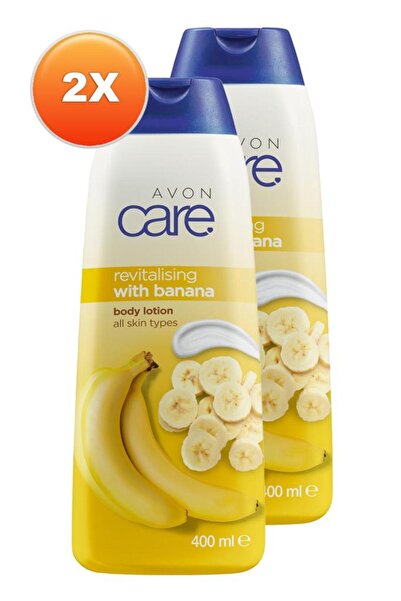 AVON Care Revitalising Banana Extract Body Lotion 400 Ml. Double Set