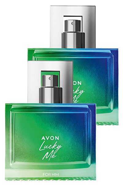 AVON Luck Lucky Me Erkek Parfüm Edt 75 Ml. Ikili Set