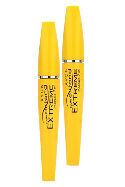 AVON Super Extend Extreme Uzun Gösteren Maskara Black Ikili Set