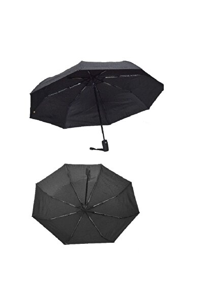 CCL Unisex 8 Telli Otomatik Katlanır Küçük Boy Şemsiye Lacivert