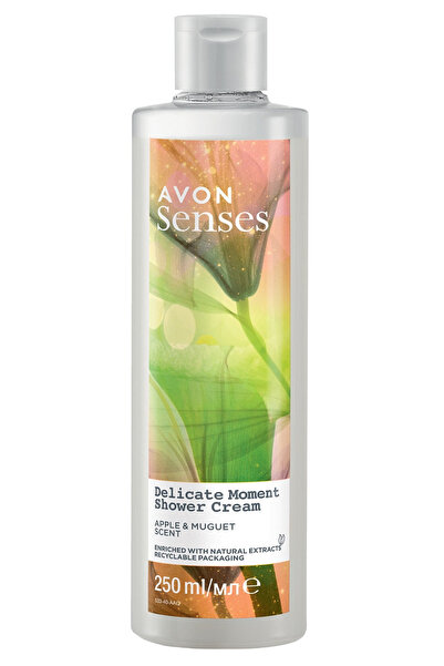 AVON Senses Delicate Moment Elma Ve Müge Kokulu Krem Duş Jeli 250 Ml.