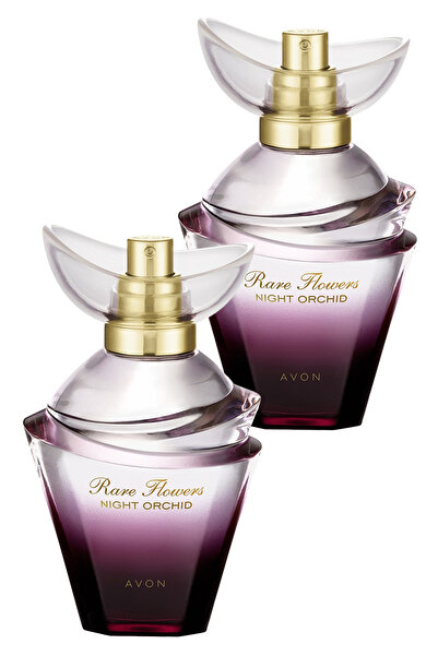 AVON Rare Flowers Night Orchid Kadın Parfüm Edp 50 Ml. Ikili Set