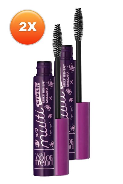 AVON Color Trend Multi Crush Multi Benefit Maskara 7 Ml. Ikili Set