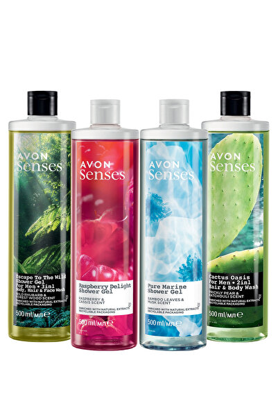 AVON Senses Frambuaz Frenk Üzümü Bambu Yaprağı Misk Armut Paçuli Ve Ravent Or...