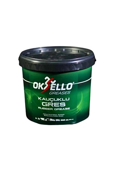 OKSELLO Kauçuklu Gres Suya Dayanıklı Yeşil Gres No 2 - 14 kg.