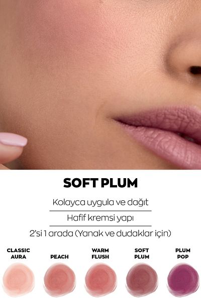 AVON Fard pentru Obraji Cremă, Soft Plum