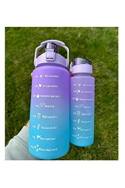 Arow - Dubai Motivasyonel 2li Su Matarası Su Şişesi Suluk 2 Lt 700ml sticker ...