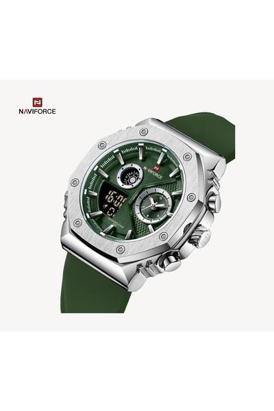Naviforce Yeni Model Dijital Analog Alarmlı Aydınlatmalı Spor Kol Saati