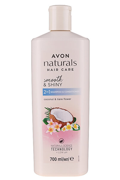 AVON Naturals Hindistan Cevizi Ve Tiare Çiçeği Kokulu Şampuan Ve Saç Kremi 700 Ml.