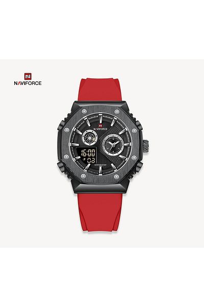 Naviforce New Model Digital Analog Alarm Illuminated Sports Wristwatch