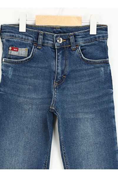 Lee Cooper Normal Bel Mavi Erkek Denim Pantolon 241 LCB 121002 BATH ASTRA BLUE