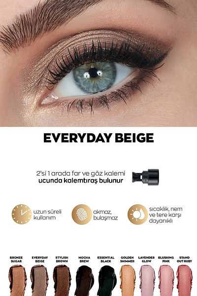 AVON Power Stay Shadow Stick - Everyday Beige Pen