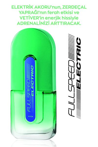 AVON Full Speed Electric Erkek Parfüm Edt 75 Ml.