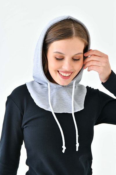 mirach Hood Hat Shawl Beanie Headscarf Thermal Headrest Headgear Keeping Warm Sports Headgear Neck Collar with Lanyard