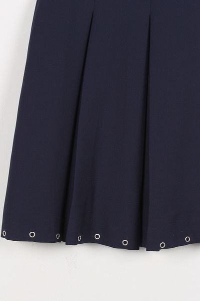 incity Girl's Navy Blue Pleated Skirt