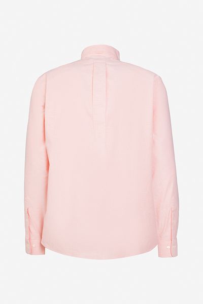BROOKS BROTHERS Cămașă portocalie pentru bărbați, fără călcat, cu croiala obișnuită, cu croiala largă, fără călcat