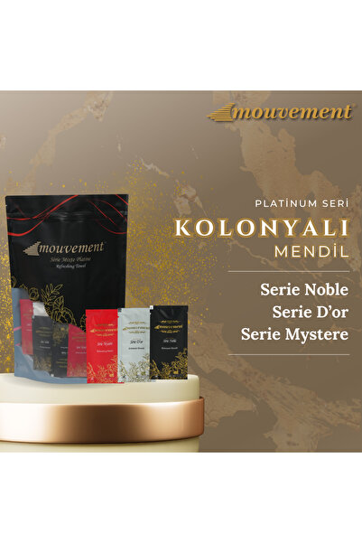 MOUVEMENT 160 Adet - Kolonyalı Islak Mendil - Karışık Platinium Paket