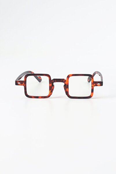 Kapin Barnaby Kare Tasarım Mavi Işık Koruyucu Gözlük - Leopar