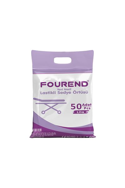 Fourend 100 Pieces New Generation Elastic Stretcher Cover Color: Lilac/Purple