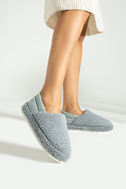 STOCON Cizme de casă de pluș cu talpă elastică anti-alunecare pentru femei Stc419