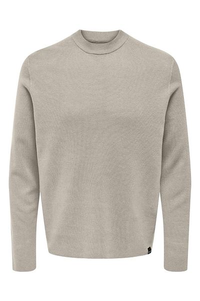 Only & Sons Ανδρικό πλεκτό πουλόβερ με λαιμόκοψη - 22027261