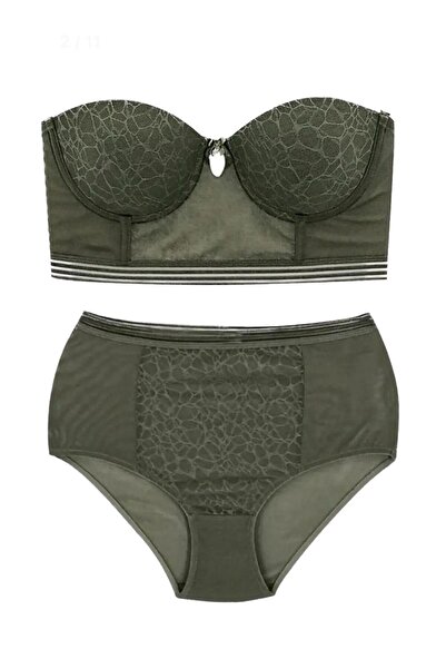 Pierre Cardin BOLIVIA 4672 Genoa Underwire Soft Push Up Ruched Strapless Bustier Σετ εσώρουχα με λουράκι Δώρο